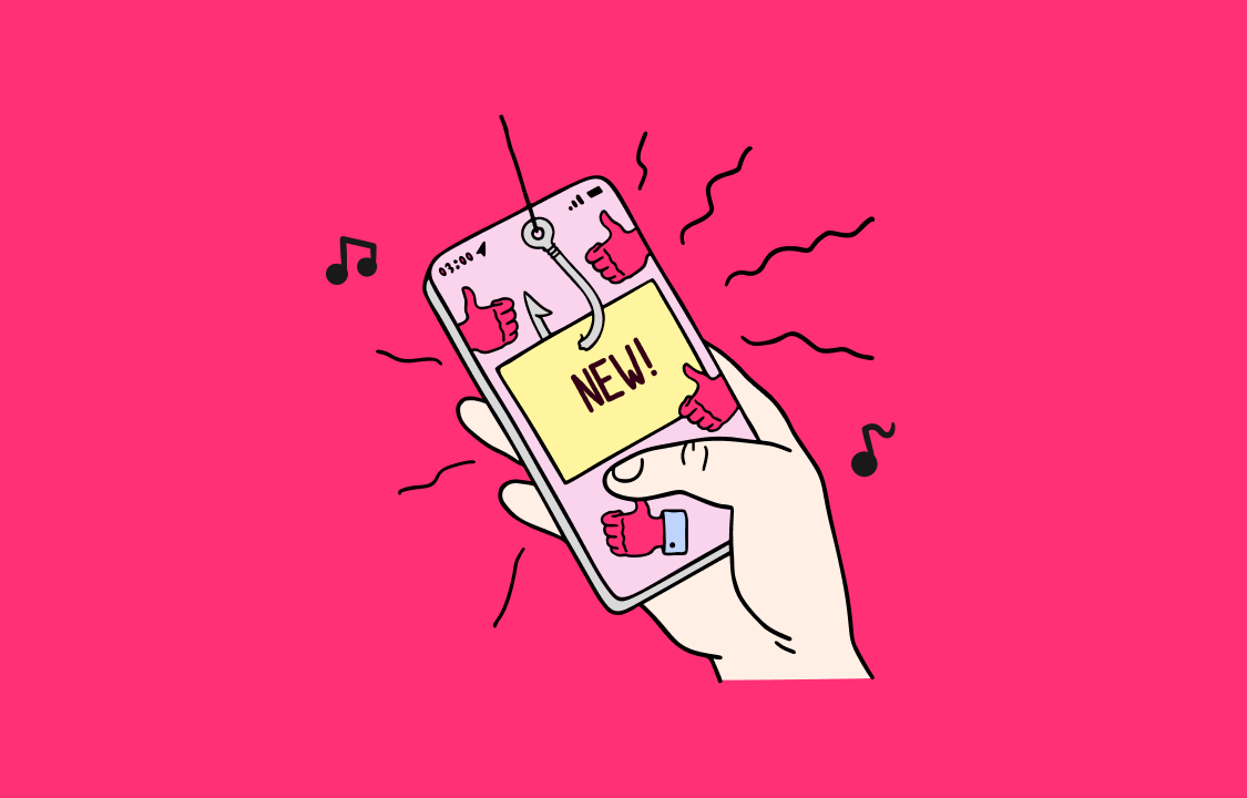 Early stage: exposure to newly released songs